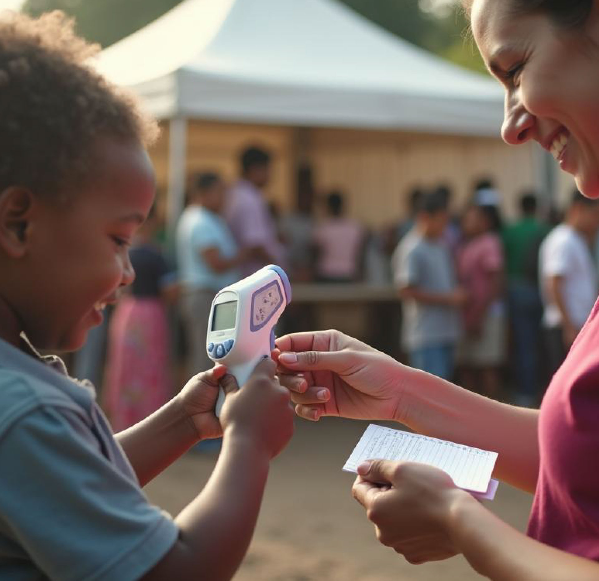 Community health outreach providing basic medical support